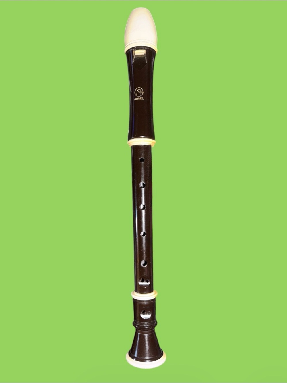 Vintage 70s ANGEL Soprano Recorder ASRB-201 Antique Musical Instrument with Case